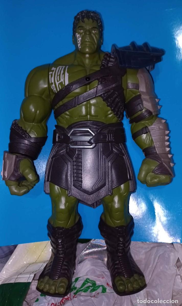 Figuras y Mu&ntilde;ecos Marvel: Figura Hulk Gladiator, Thor: Ragnarok - Marvel - Hasbro - 2017, mide unos 35cm