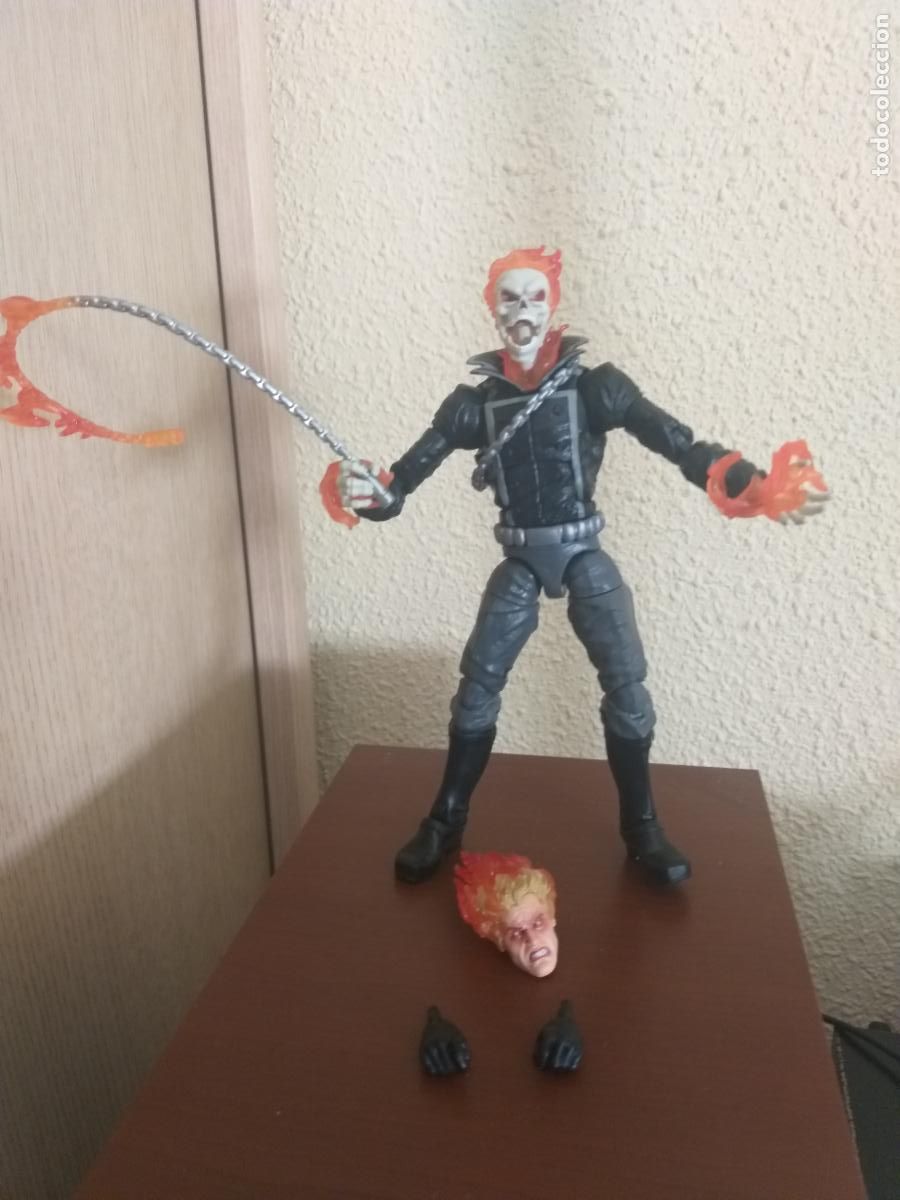 Figuras y Mu&ntilde;ecos Marvel: MARVEL LEGENDS VINTAGE SERIES GHOST RIDER MOTORISTA FANTASMA