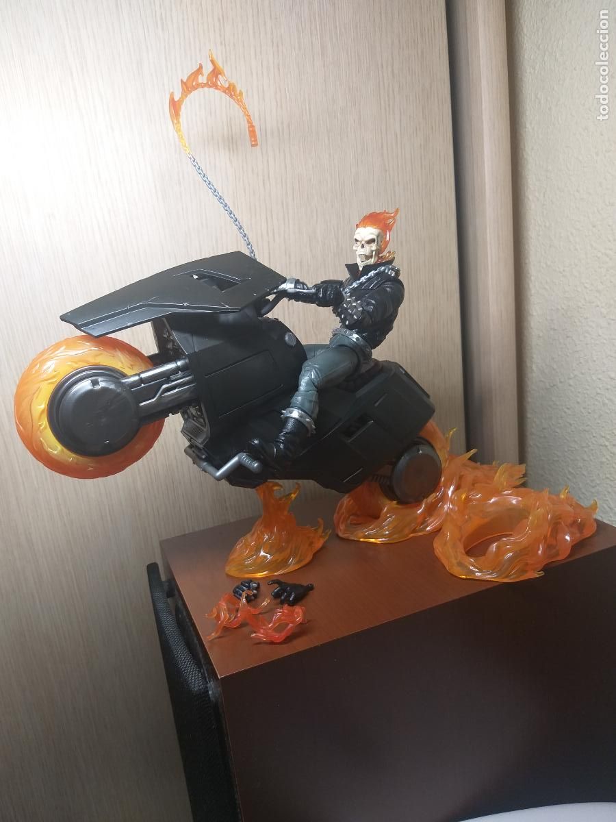 Figuras y Mu&ntilde;ecos Marvel: GHOST RIDER MOTORISTA FANTASMA LEGENDARY RIDERS MARVEL LEGENDS HASBRO