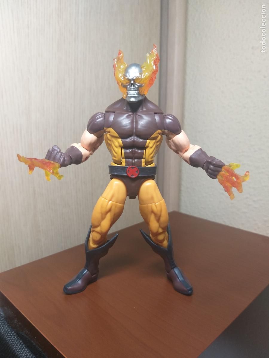 Figuras y Mu&ntilde;ecos Marvel: LOBEZNO EN LLAMAS COMIC ACTO DE VENGANZA X-MEN MARVEL LEGENDS PATRULLA X HASBRO