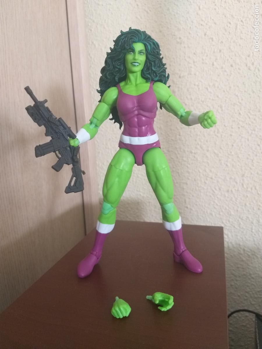 Figuras y Mu&ntilde;ecos Marvel: HULKA SHE HULK MARVEL LEGENDS VINTAGE SERIES IRON MAN VENGADORES AVENGERS HASBRO