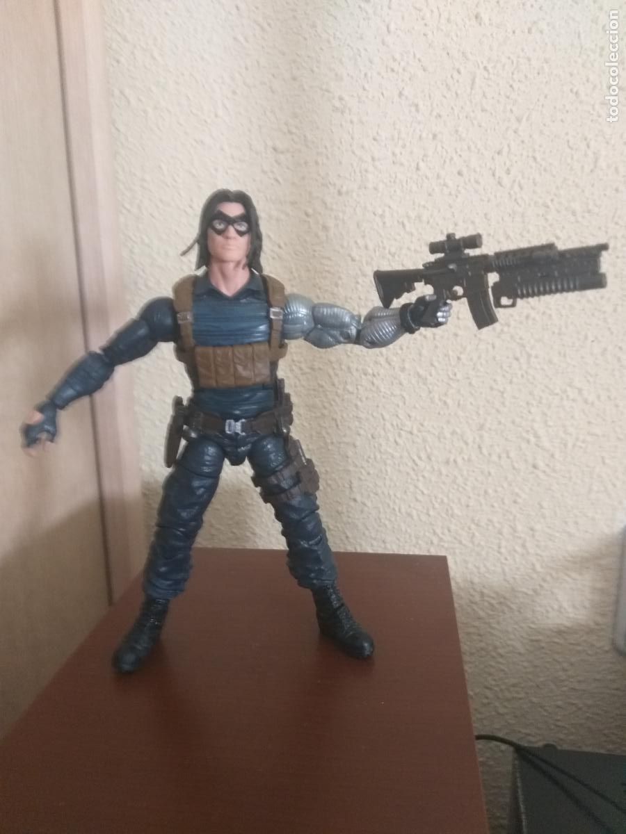 Figuras y Mu&ntilde;ecos Marvel: SOLDADO DE INVIERNO WINTER SOLDIER BUCKY BARNES MARVEL LEGENDS HASBRO VENGADORES CAPITAN AMERICA