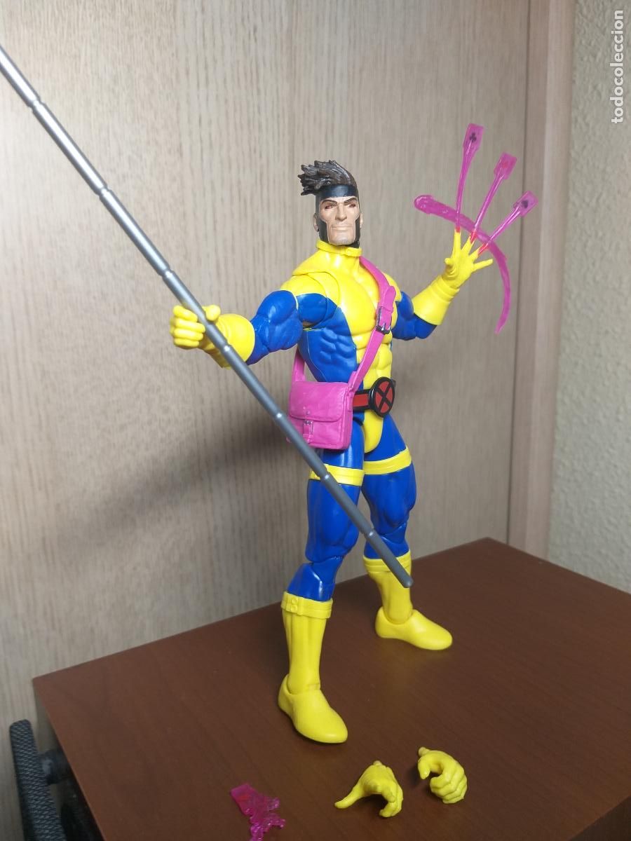 Figuras y Mu&ntilde;ecos Marvel: GAMBITO GAMBIT MARVEL LEGENDS THREE PACK PATRULLA X- X-MEN HASBRO