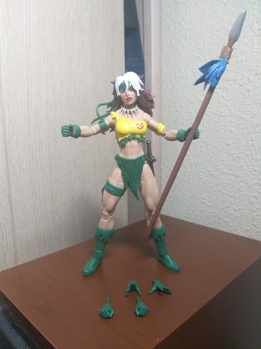 Figuras y Mu&ntilde;ecos Marvel: MARVEL LEGENDS PICARA ROGUE SAVAGE LAND PACK SDCC 2024 PATRULLA X