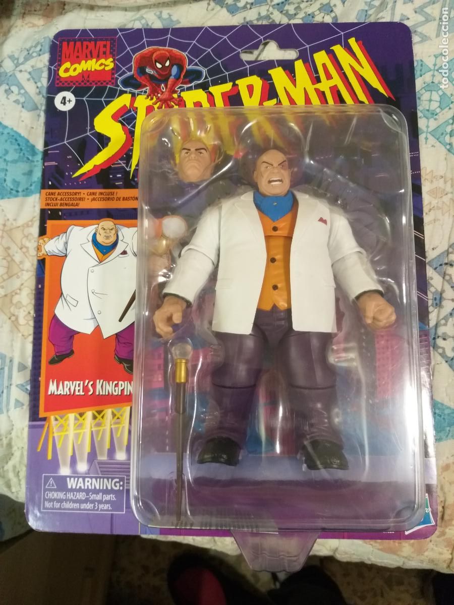Figuras y Mu&ntilde;ecos Marvel: MARVEL LEGENDS VINTAGE SERIES KINGPIN SPIDERMAN HASBRO