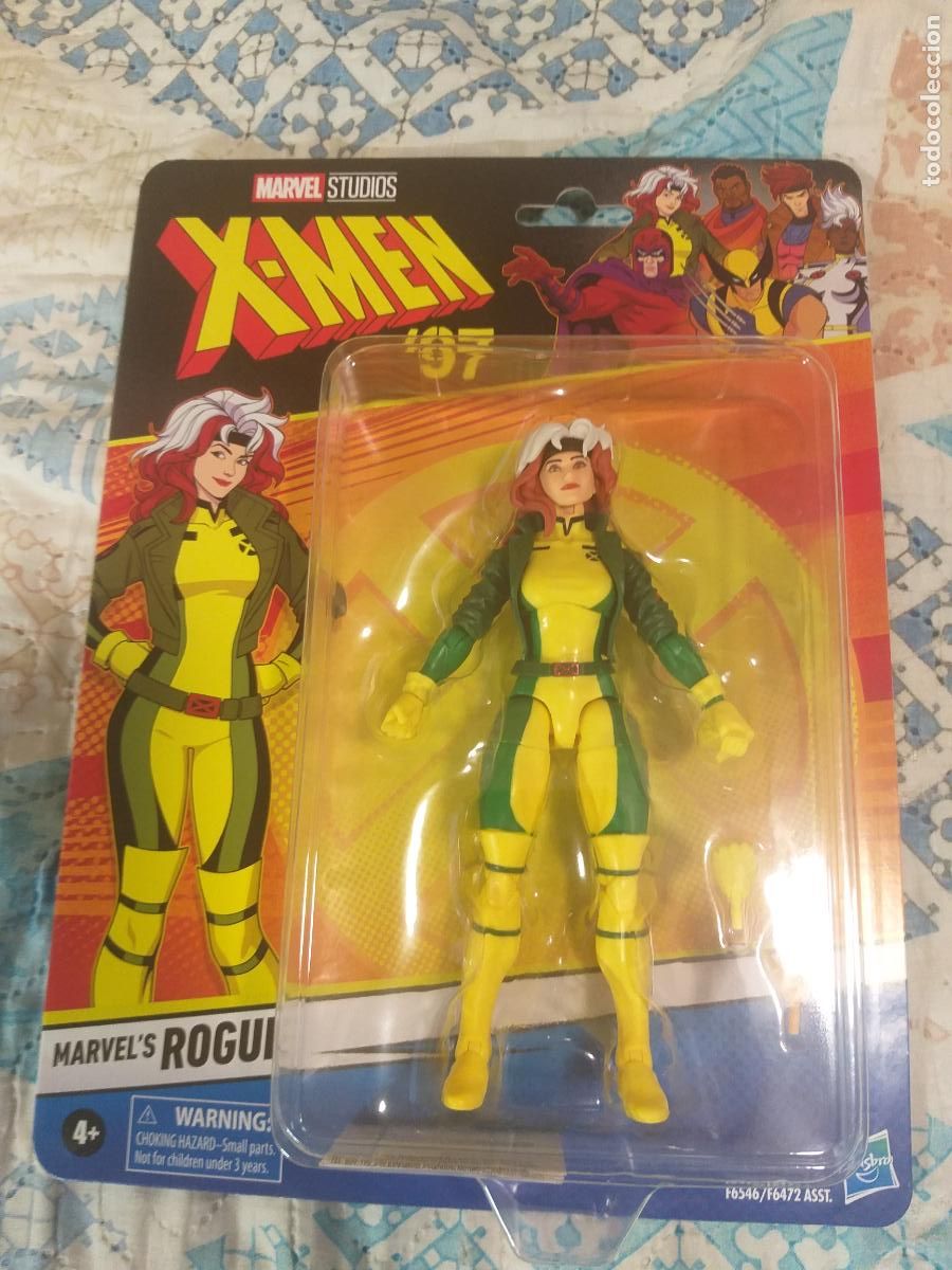 Figuras y Mu&ntilde;ecos Marvel: PICARA ROGUE MARVEL LEGENDS X-MEN 97 VINTAGE SERIES HASBRO