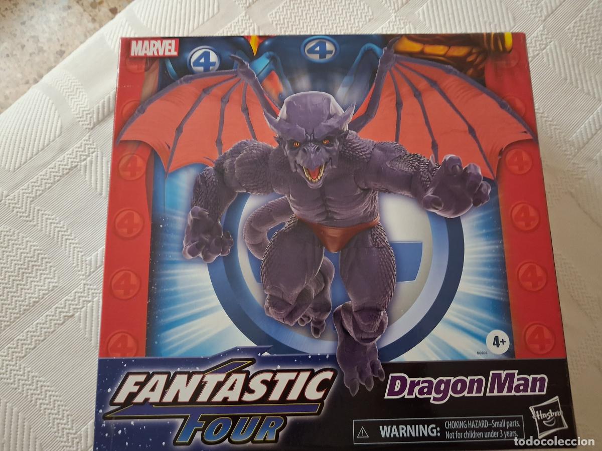 Figuras y Mu&ntilde;ecos Marvel: MARVEL LEGENDS DRAGON MAN EXCLUSIVE HASLAB SERIES 4 FANTASTICOS VENGADORES CAPITAN AMERICA HASBRO
