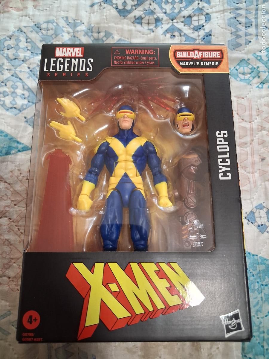 Figuras y Mu&ntilde;ecos Marvel: CICLOPE CYCLOPS X-FACTOR COSTUME NEMESIS SERIES MARVEL LEGENDS HASBRO X-MEN