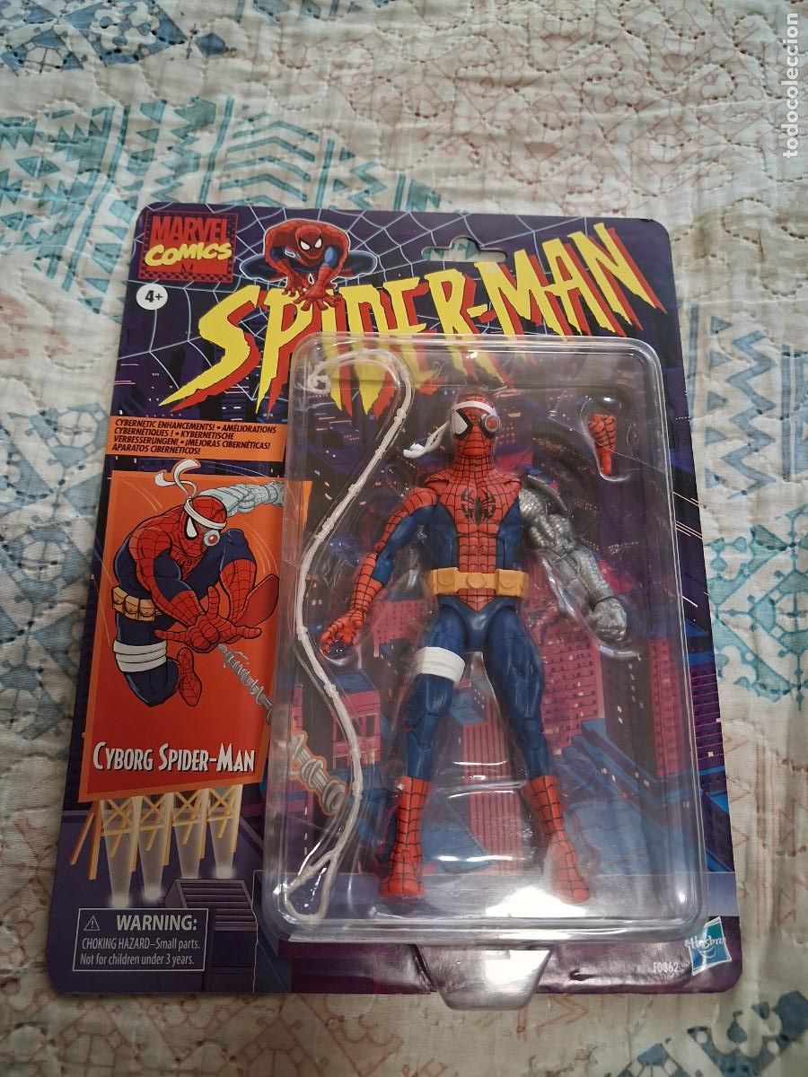 Figuras y Mu&ntilde;ecos Marvel: SPIDERMAN CYBORG VINTAGE SERIES MARVEL LEGENDS HASBRO