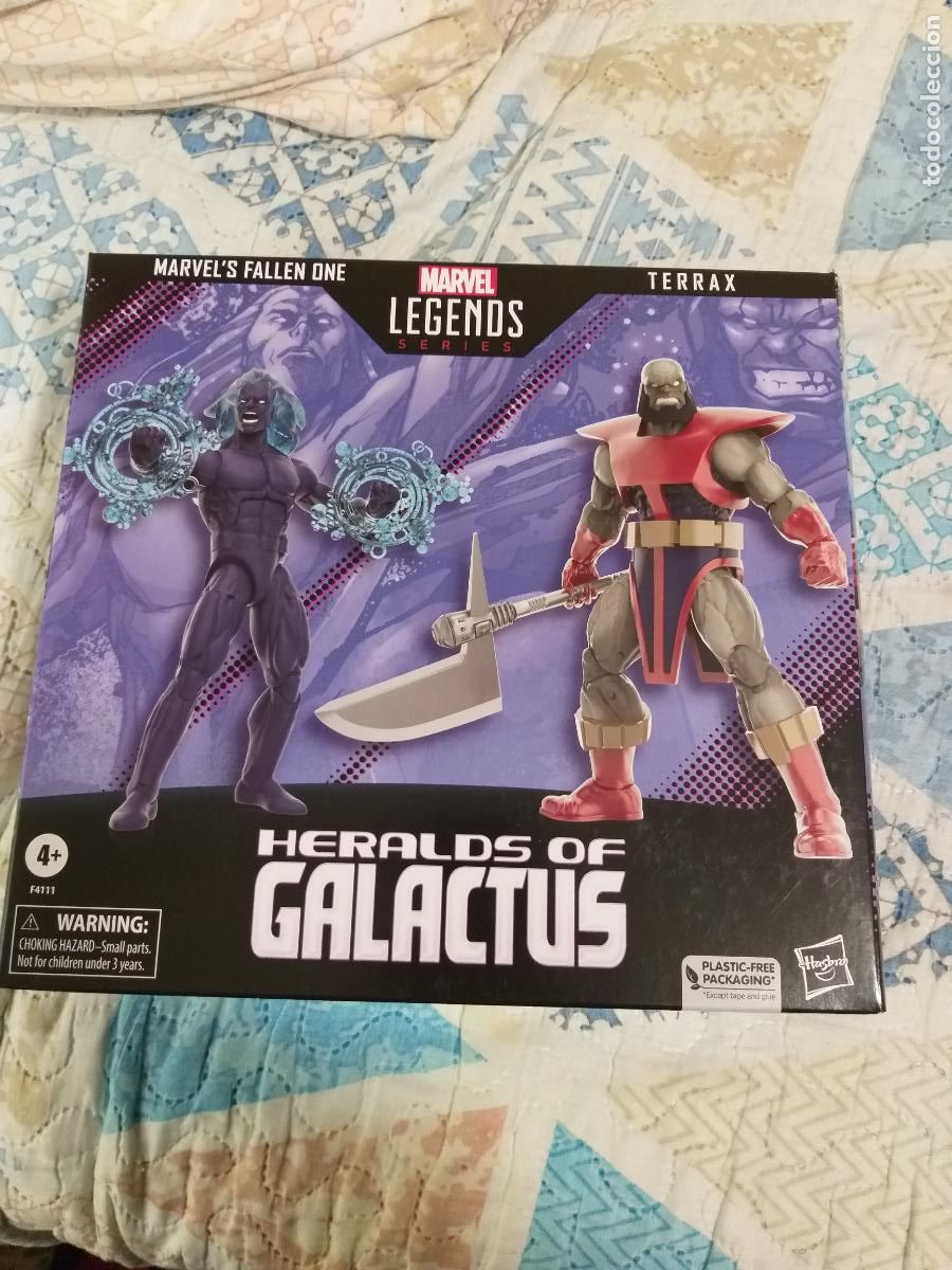 Figuras y Mu&ntilde;ecos Marvel: MARVEL LEGENDS EXCLUSIVE PACK TERRAX Y EL CAIDO FALLENLESS HERALDOS DE GALACTUS, 4 FANTASTICOS HASBR