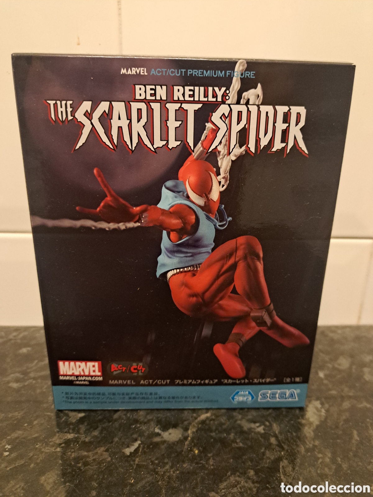 Figuras y Mu&ntilde;ecos Marvel: FIGURA THE SCARLET SPIDER BEN REILLY ARA&Ntilde;A ESCARLATA SPIDERMAN SEGA VIVID MARVEL COMICS