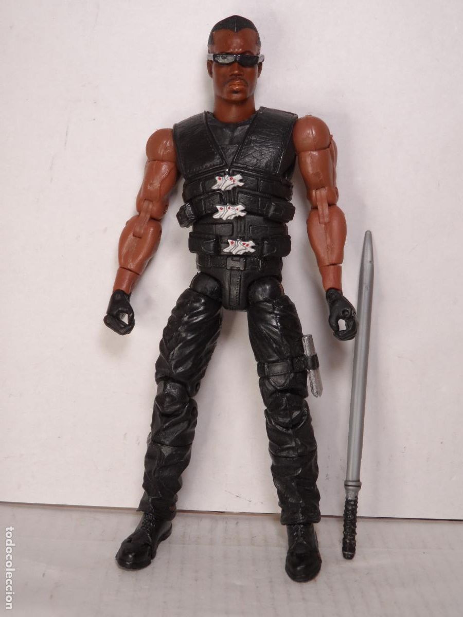 Figuras y Mu&ntilde;ecos Marvel: FIGURA MARVEL LEGENDS MOVIE BLADE (SERIES V) 2003 TOY BIZ