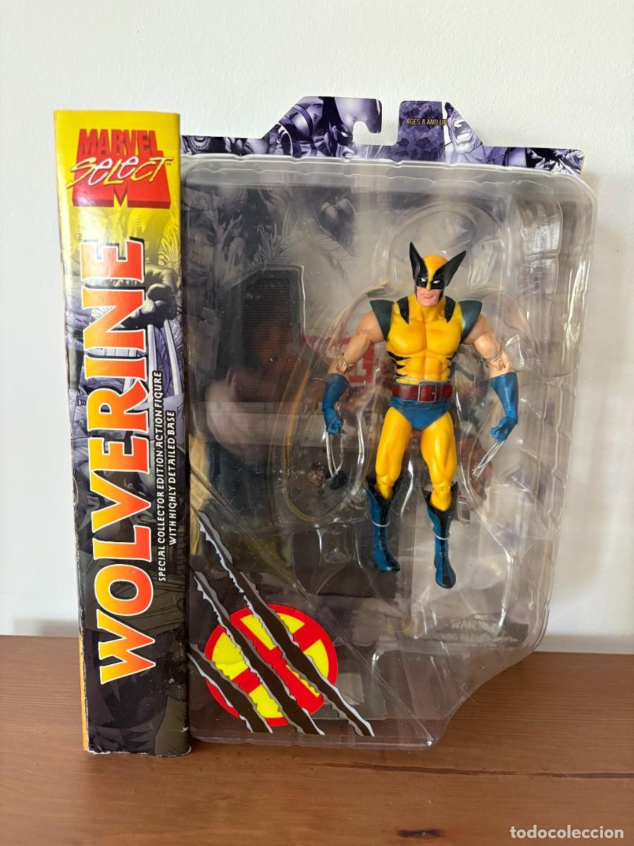Figuras y Mu&ntilde;ecos Marvel: FIGURA DESCATALOGADA LOBEZNO WOLVERINE MARVEL SELECT DIAMOND COMIC A&Ntilde;O 2011 SIN ABRIR