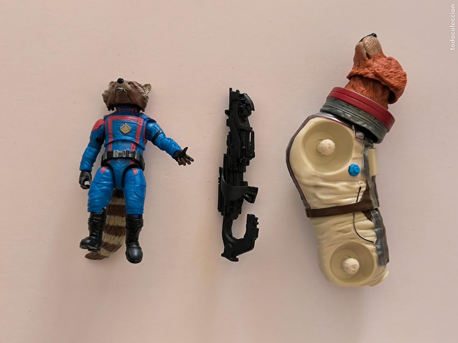 Figuras y Mu&ntilde;ecos Marvel: FIGURA MARVEL LEGENDS GUARDIANS OF THE GALAXY VOL. 3 - ROCKET & COSMO - BUILD A FIGURE (347C)