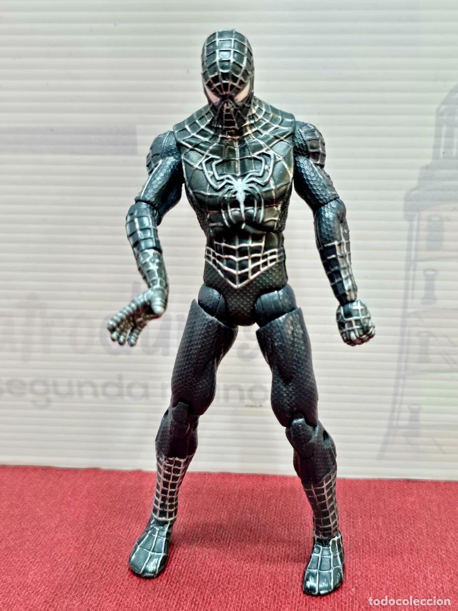 Figuras y Mu&ntilde;ecos Marvel: Figura articulada Spider-man 3 Black Suit (Symbiote Suit) 2008 Hasbro