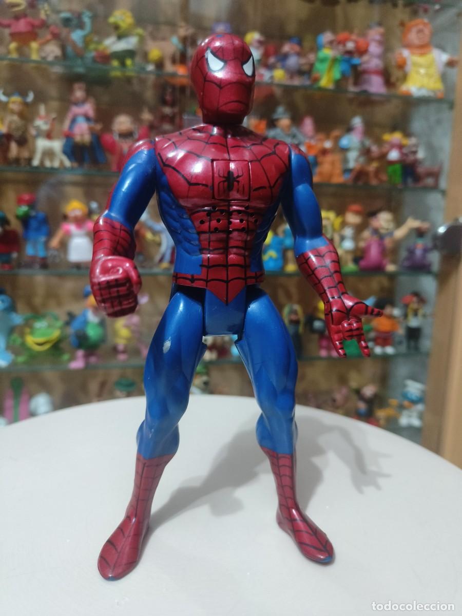 Figures and Dolls Marvel : Ocasion coleccionistas ! Antigua figura 1998 original Toy Biz Spiderman emite frases