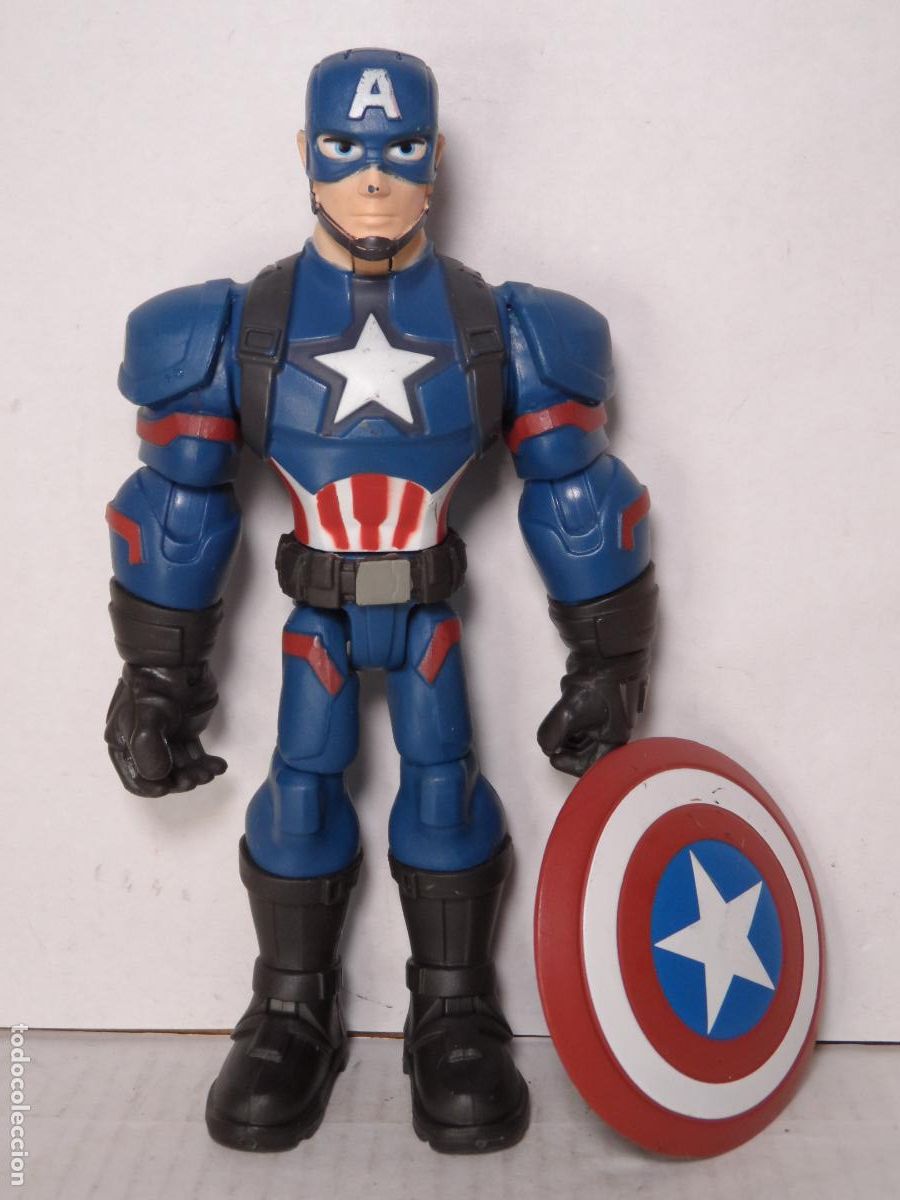 Figuras y Mu&ntilde;ecos Marvel: FIGURA MARVEL TOY BOX MCU CAPTAIN AMERICA (DISNEY STORE EXCLUSIVE) HASBRO