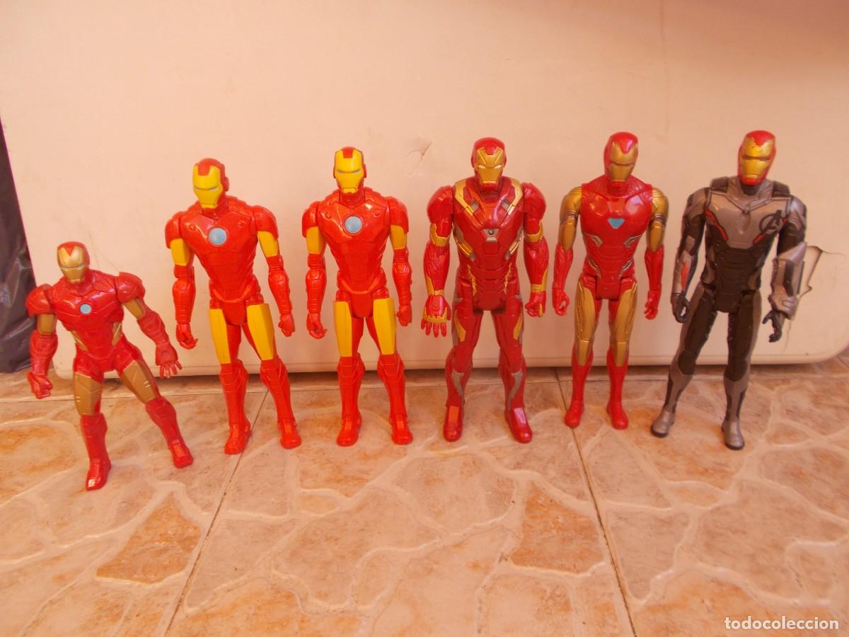 Figuras e Bonecos Marvel: Lote 6 Figuras IRON MAN Ironman. Hasbro 2014 2015 2018 2019. Marvel Avengers. Mu&ntilde;eco. Usados. Ver y