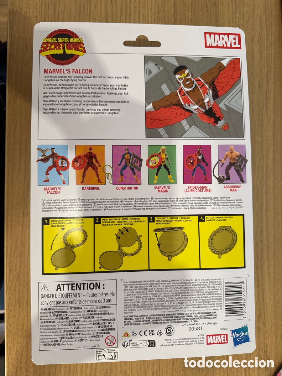 Figuras y mu&ntilde;ecos Marvel: Figura Falcon Secret Wars Marvel Legends Hasbro - Foto 2