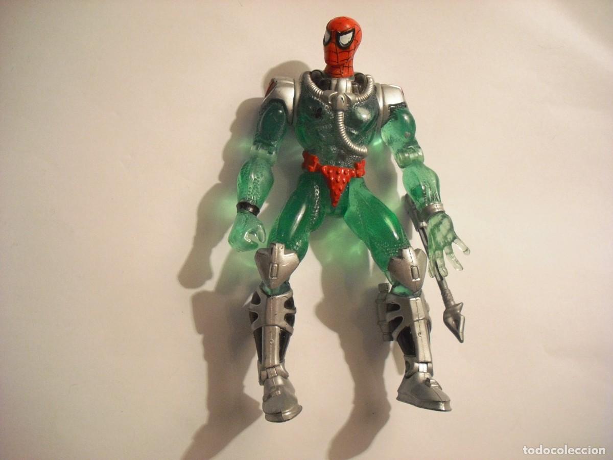 Figuras y mu&ntilde;ecos Marvel: SPIDERMAN SHARK TRAP SPIDEY , TOY BIZ 14 CM