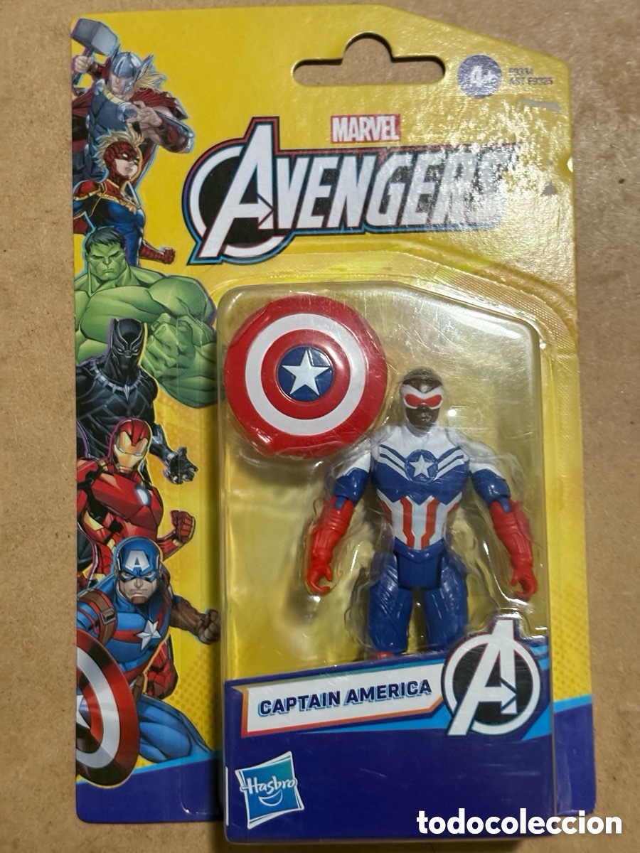 Figuras y mu&ntilde;ecos Marvel: Blister nuevo Hasbro, Marvel Avengers, Capit&aacute;n Am&eacute;rica (A22)