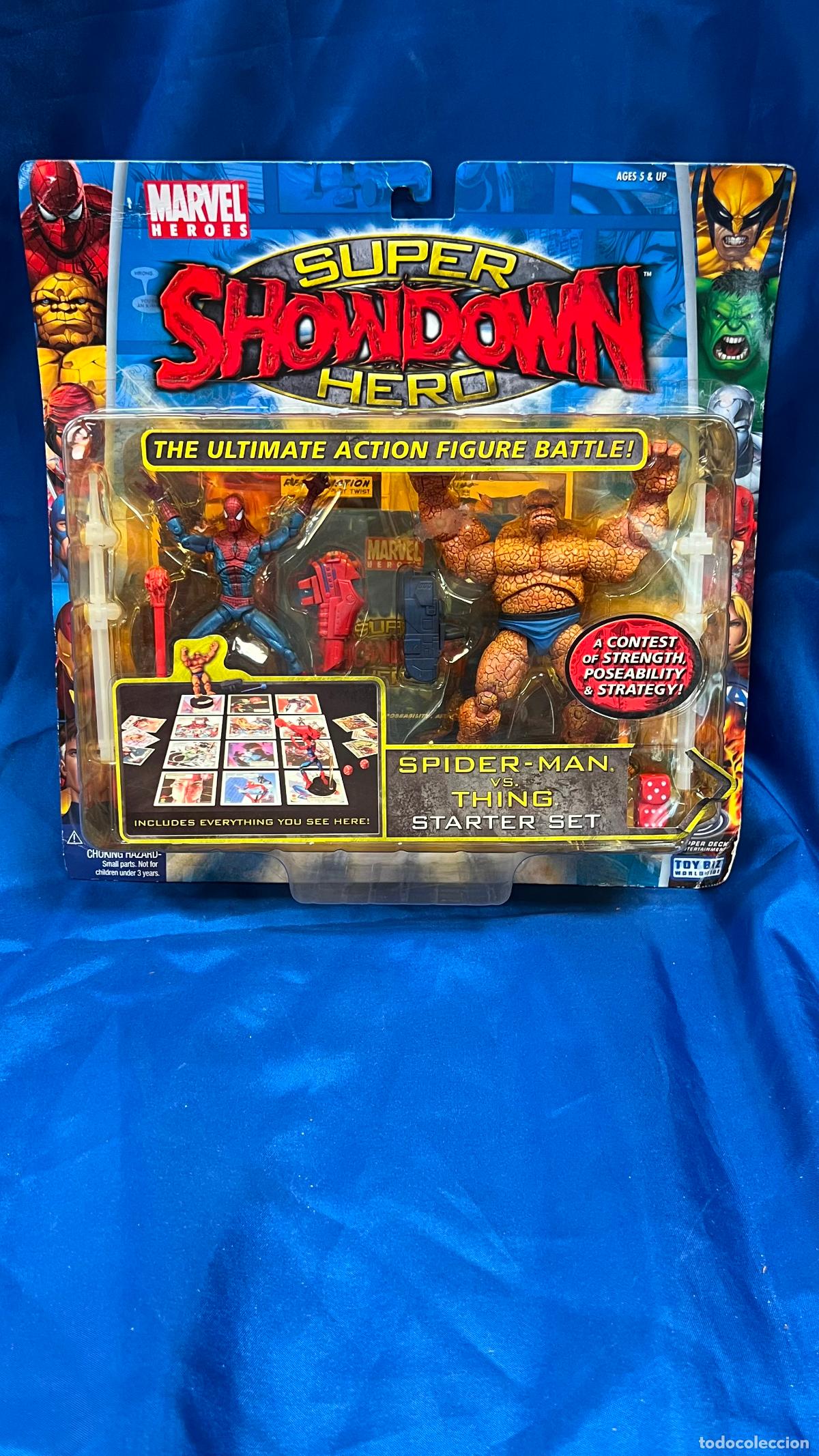 Figuras y mu&ntilde;ecos Marvel: Marvel Legends Showdown de 2005 por Toy Biz que incluye figuras de Spider-MAN Y LA COSA