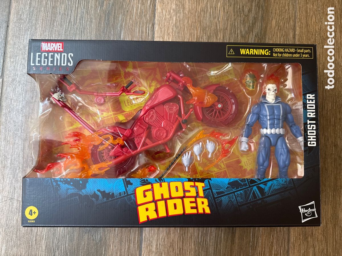 Figuras y mu&ntilde;ecos Marvel: Figura Ghost Rider Con Moto Marvel Legends Hasbro