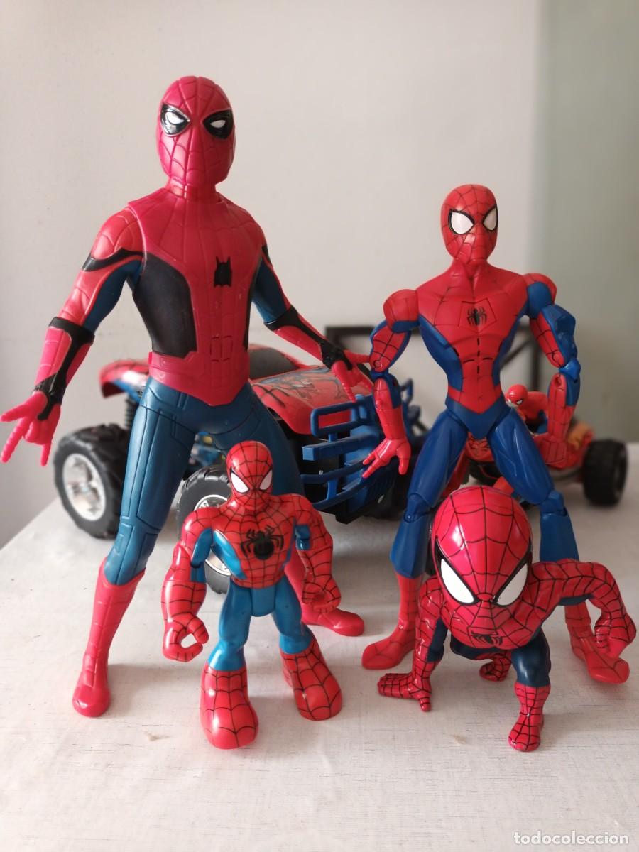 Figuras e Bonecos Marvel: MU&Ntilde;ECOS SPIDERMAN MARVEL METAL Y PLASTICO,CON SONIDOS,15,16, ,30 Y 35 CMS.