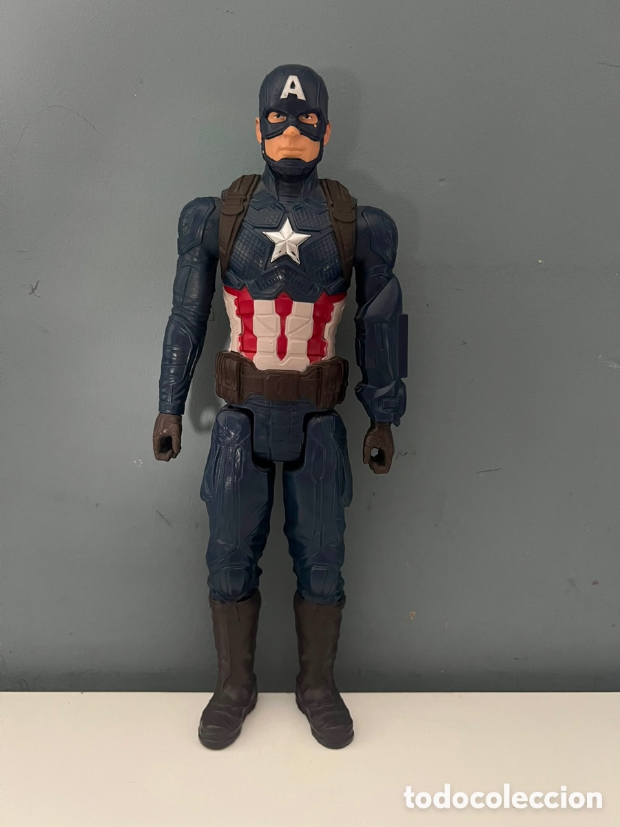 Figuras y mu&ntilde;ecos Marvel: Figura Capit&aacute;n Am&eacute;rica Titan Hero Power