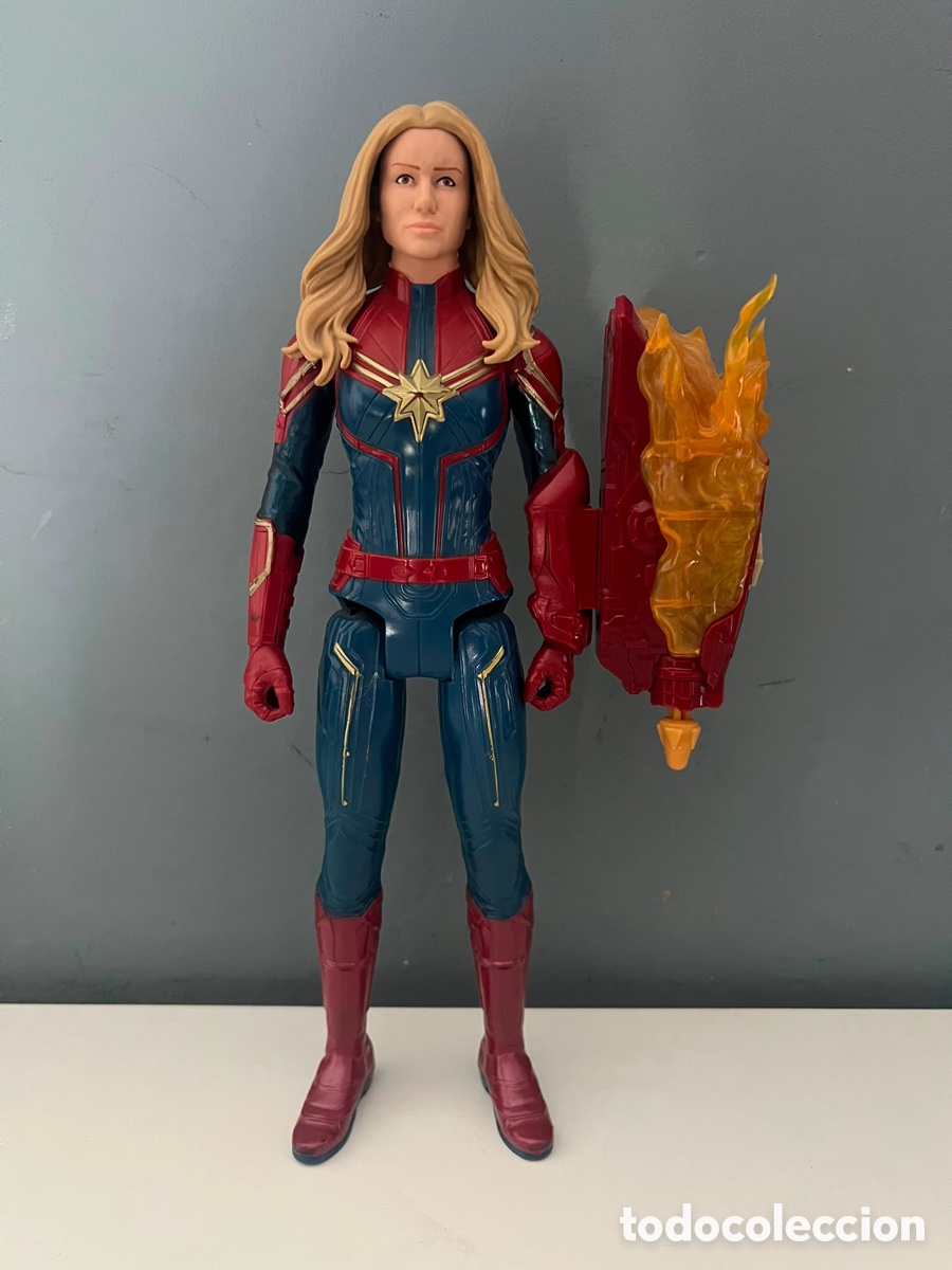 Figuras y mu&ntilde;ecos Marvel: Figura Capitana Marvel Titan Hero Power