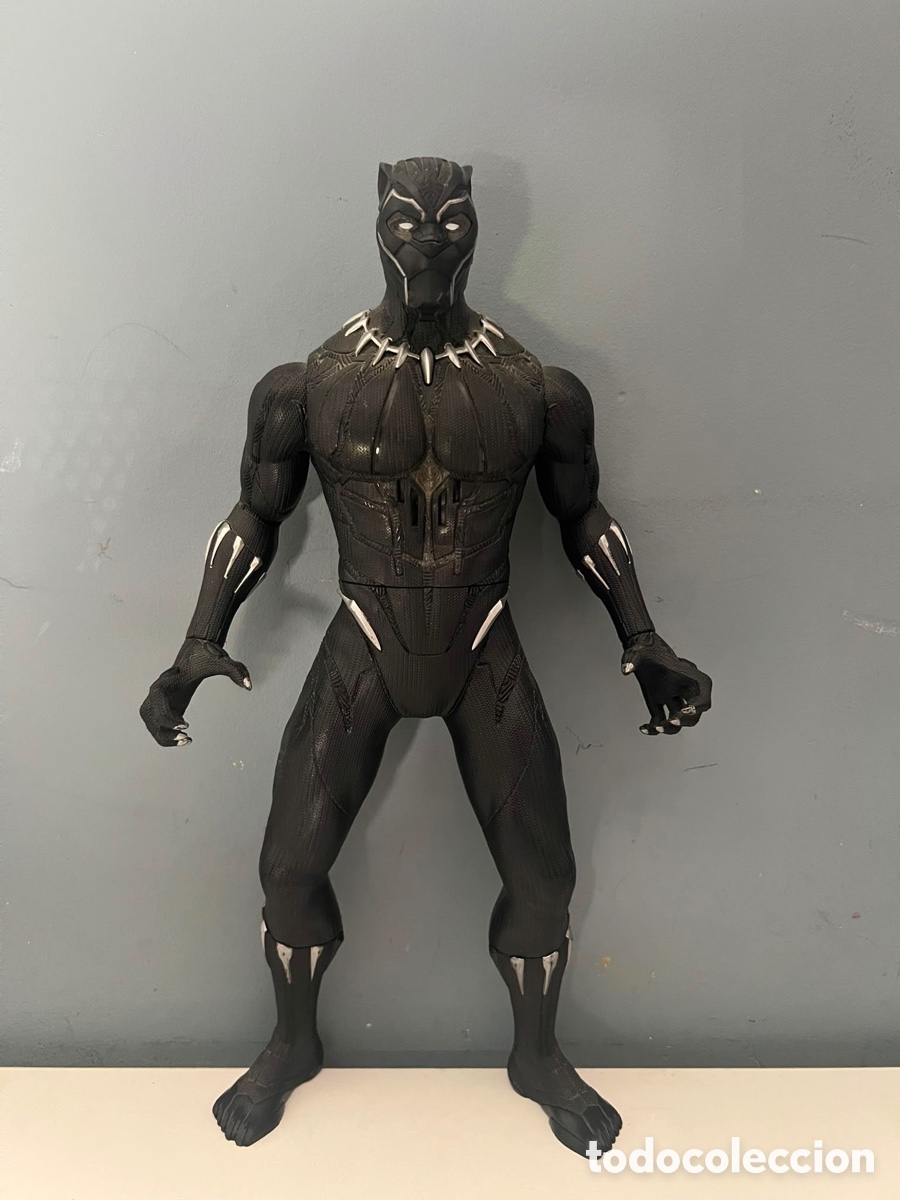 Figuras y mu&ntilde;ecos Marvel: Figura de Pantera Negra elect serie 34cm