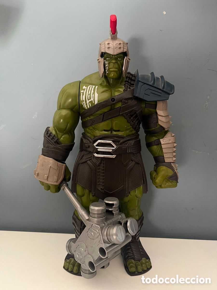 Figuras y mu&ntilde;ecos Marvel: Figura Hulk Gladiador Elect Series 36cm