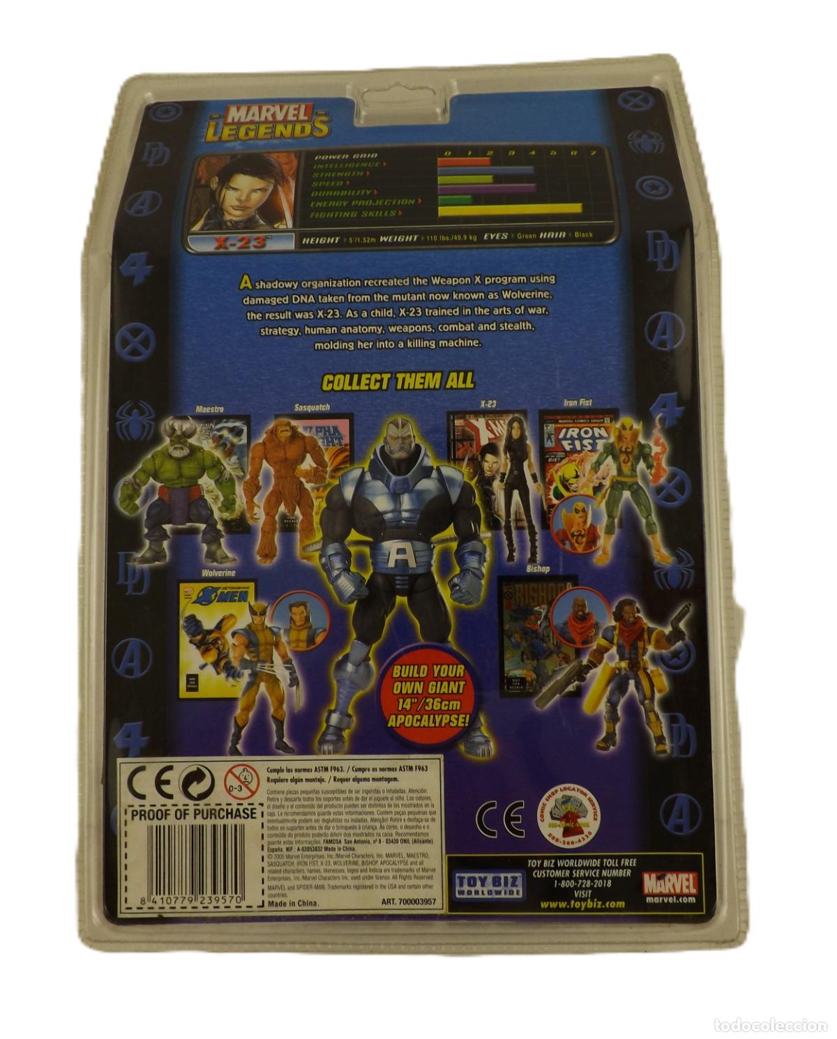 Figuras y mu&ntilde;ecos Marvel: Marvel Legends X-23 Apocalypse Series - Foto 4