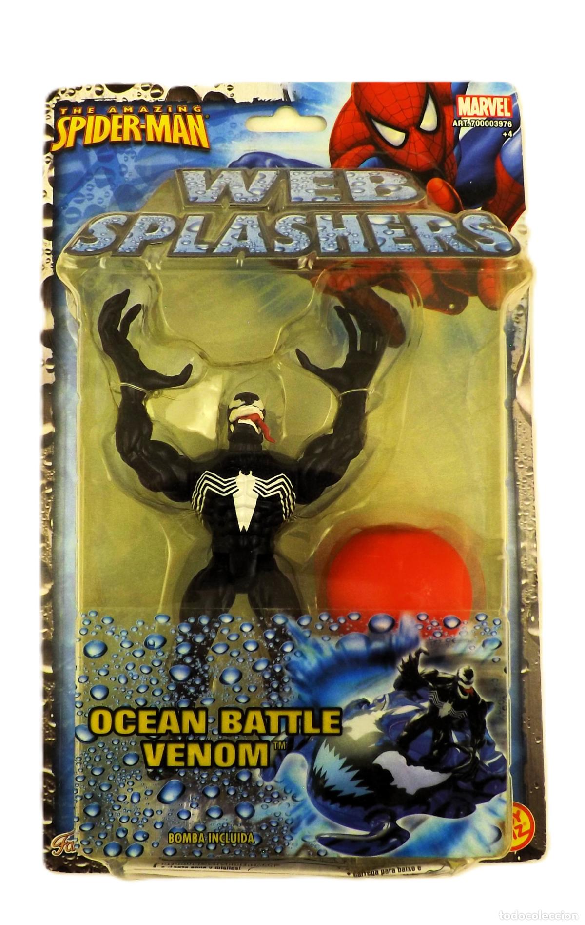 Figuras y mu&ntilde;ecos Marvel: Marvel Spiderman Web Splasher Ocean Battle Venom - Foto 1