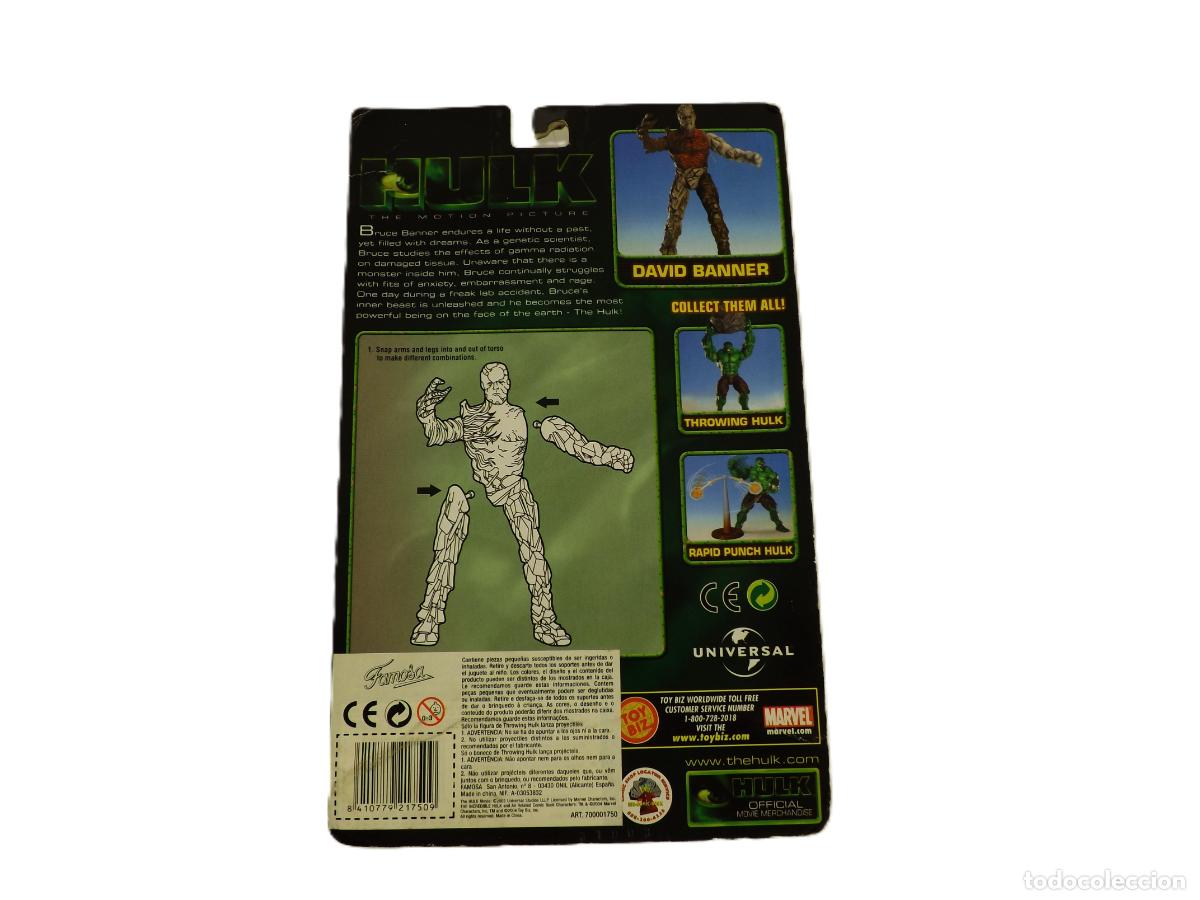Figuras y mu&ntilde;ecos Marvel: Marvel The incredible Hulk David Banner - Foto 4