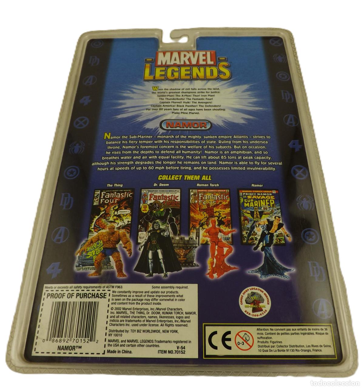 Figuras y mu&ntilde;ecos Marvel: Marvel Legends Series II Namor - Foto 4