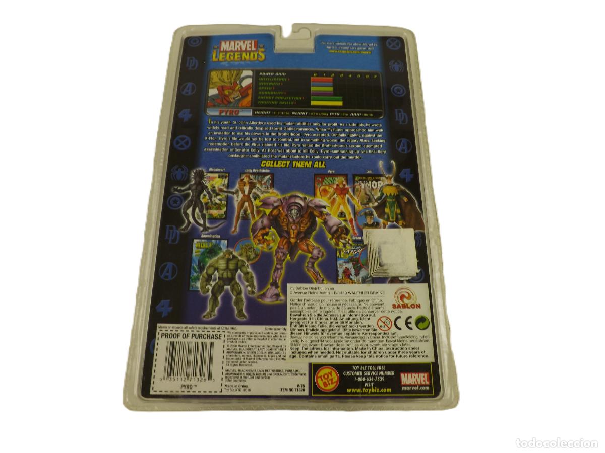 Figuras y mu&ntilde;ecos Marvel: Marvel Pyro Onslaught Series - Foto 4