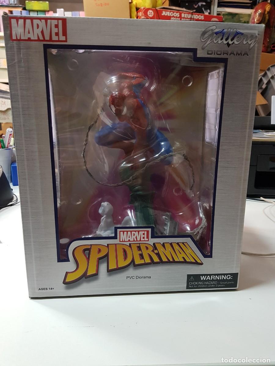 Figuras y mu&ntilde;ecos Marvel: Figura de accion marvel Spiderman Gallery diorama nueva a estrenar