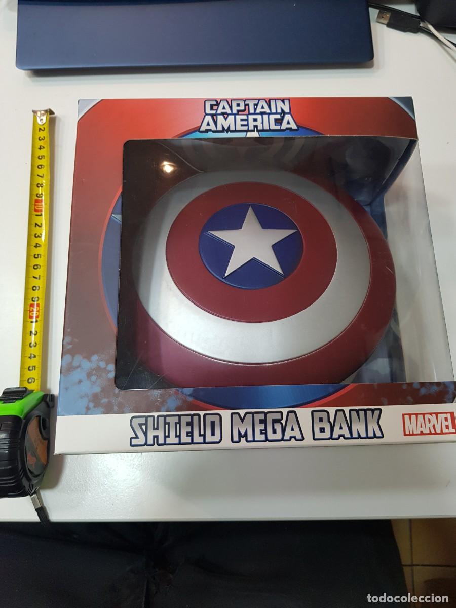 Figuras y mu&ntilde;ecos Marvel: Figura Marvel SHIELD MEGA BANK captain america nueva a estrenar