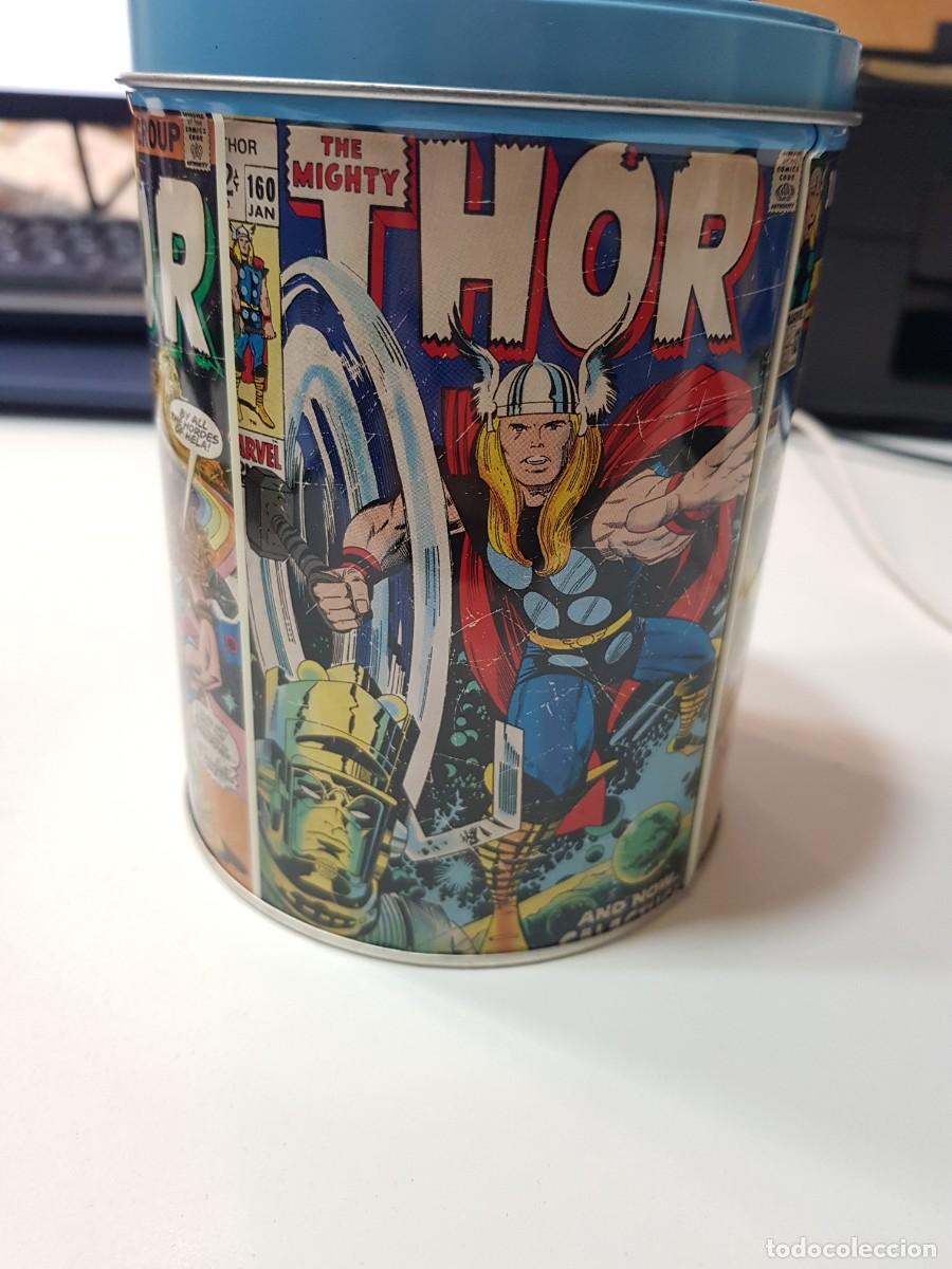 Figuras y mu&ntilde;ecos Marvel: Caja metalica con tapa decoracion THOR marvel nueva a estrenar