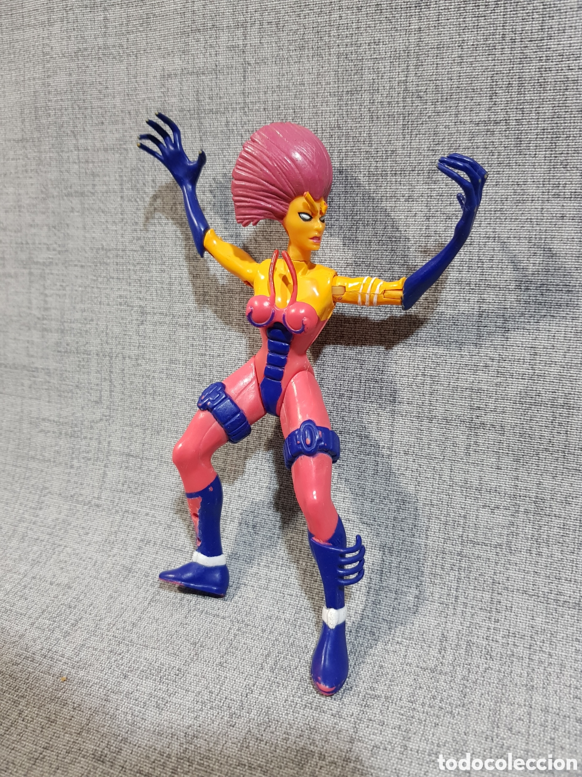 Figuras y mu&ntilde;ecos Marvel: WASP (AVISPA) SPIDERMAN SPIDER FORCE TOY BIZ 1997 - Foto 2