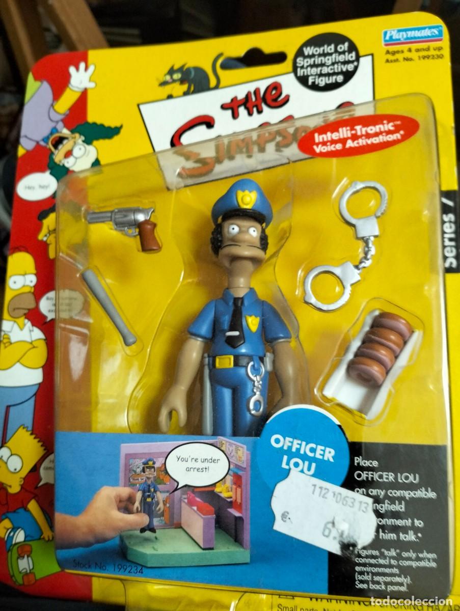 Figuras y mu&ntilde;ecos Marvel: THE SIMPSONS : WORLD OF SPRINGFIELD ( OFFICIER LOU )...FIGURA 2.002