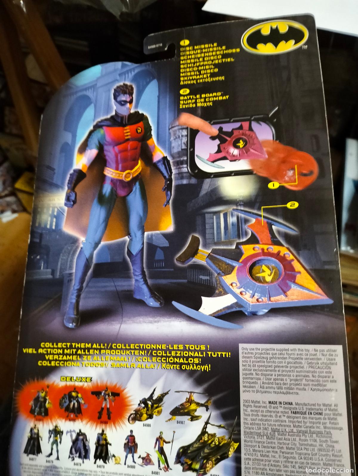 Figuras y mu&ntilde;ecos Marvel: ROBIN : BATTLE BOARD ...FIGURA MATTEL 2.003 - Foto 2