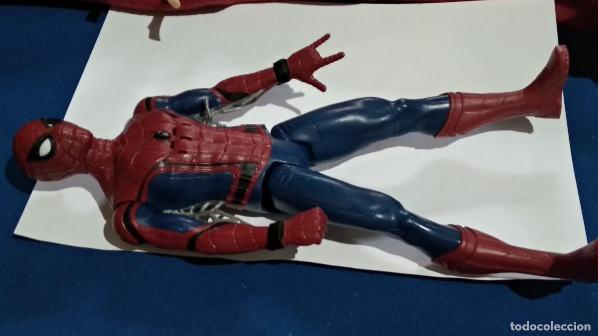Figuras y mu&ntilde;ecos Marvel: FIGURA MARVEL - SPIDERMAN HOMECOMING - HOMBRE ARA&Ntilde;A - A&Ntilde;O 2017 - HASBRO - 30CM - CON SONIDO