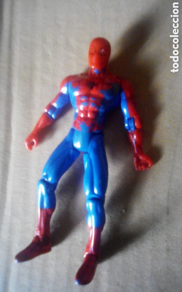 Figuras y mu&ntilde;ecos Marvel: Figura Spiderman. &copy; 1995 Marvel. Toy Biz inc. V-39. Mide 12,5 cm.
