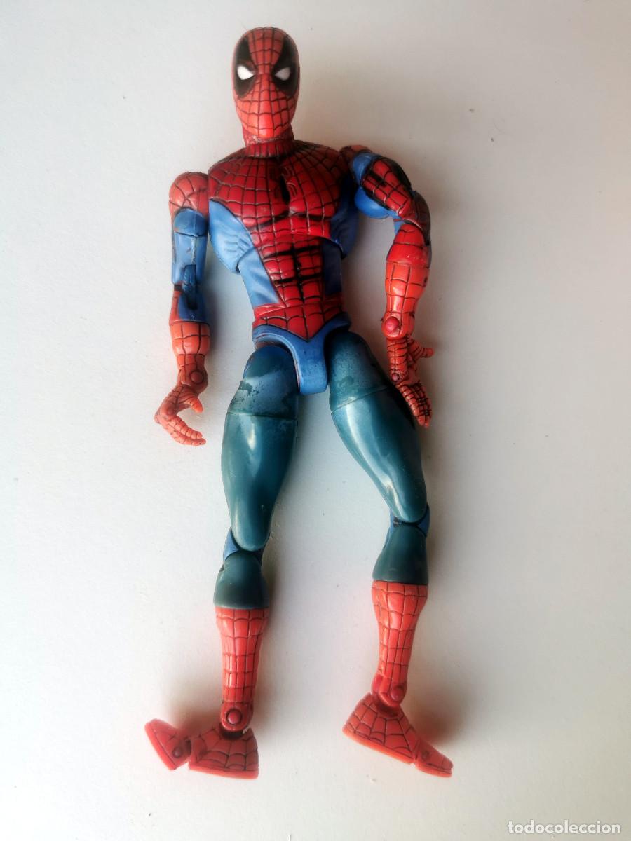 Figuras y mu&ntilde;ecos Marvel: Figura Spiderman. Articulado Spider-Strength Serie 4 Marvel Toybiz ww 2002 15 cm