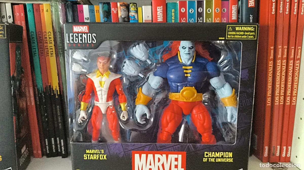 Figuras y mu&ntilde;ecos Marvel: Marvel Legends Pack Starfox & The Champion of the Universe Hasbro Figuras de acci&oacute;n