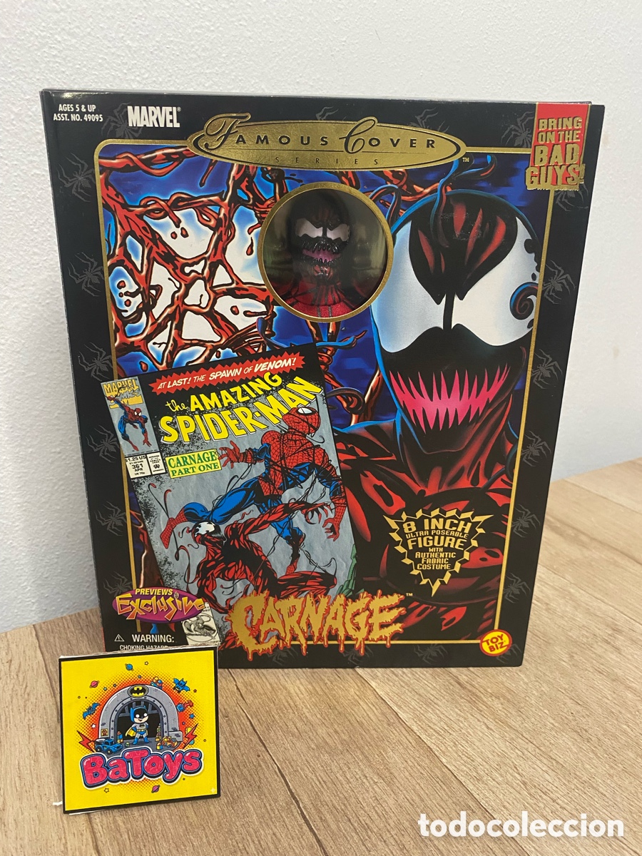 Figuras y mu&ntilde;ecos Marvel: Carnage Toy Biz Famous cover
