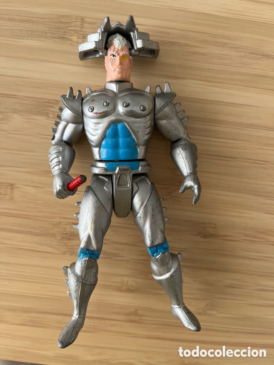 Figure e Bambolotti Marvel: STRYFE X-FORCE TOY BIZ 1992 MARVEL X-MEN VINTAGE CASCO ABATIBLE &ndash; INCOMPLETO