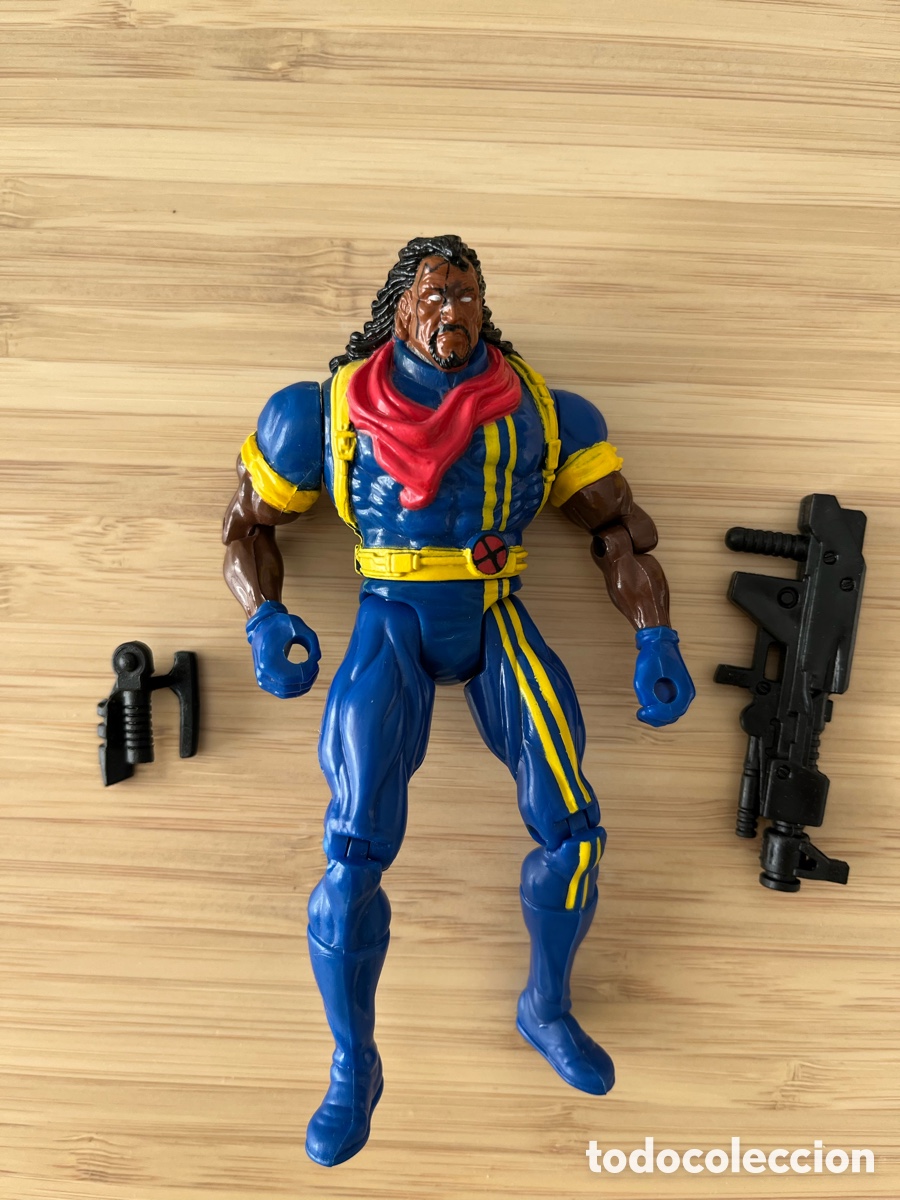 Figuras y mu&ntilde;ecos Marvel: BISHOP X-MEN TOY BIZ 1993 MARVEL COMPLETO 2 ARMAS &ndash; VINTAGE